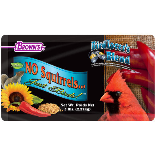 F.M. Brown Bird Lover’s Blend® No Squirrels…Just Birds!™ with Sunflower Seeds
