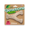 Benebone Green Wishbone Bacon Plant-Based Dog Toy For Moderate Chewers