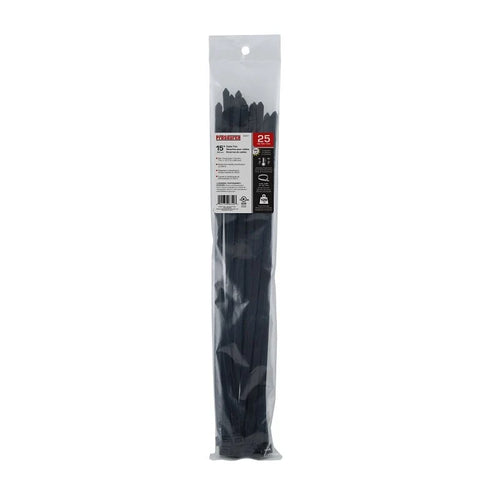 ProSource Cable Tie Nylon Black 120 lb 15