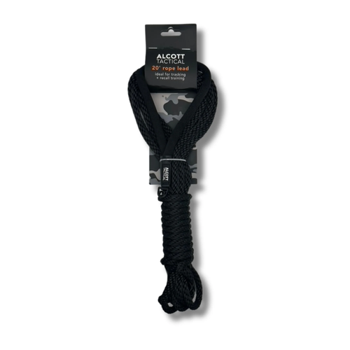 Alcott Tactical Rope Leash Black