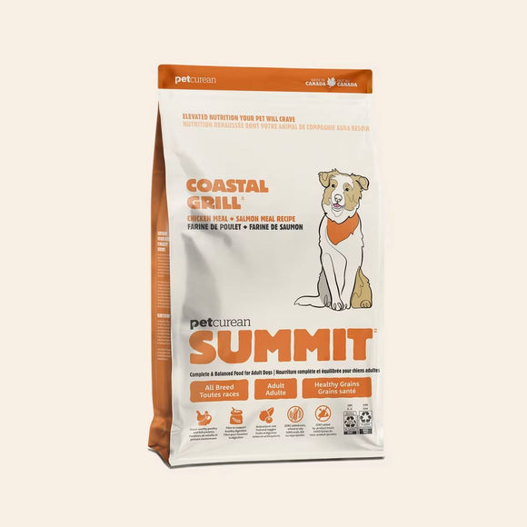 Petcurean Summit Coastal Grill Chicken Meal + Salmon Meal Recipe For Adult Dogs