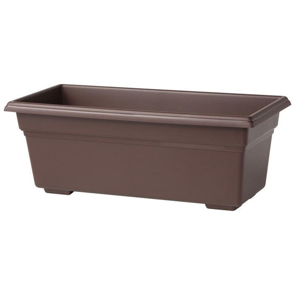 COUNTRYSIDE FLOWERBOX (30 INCH, BROWN)