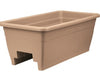 DECK RAIL BOX PLANTER (24 IN, TAN)