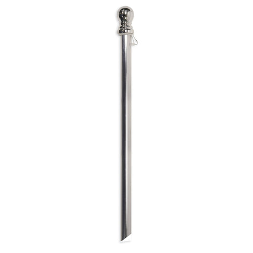 Evergreen Chrome Finish Aluminum Flag Pole With Anti-Wrap Tube (56)