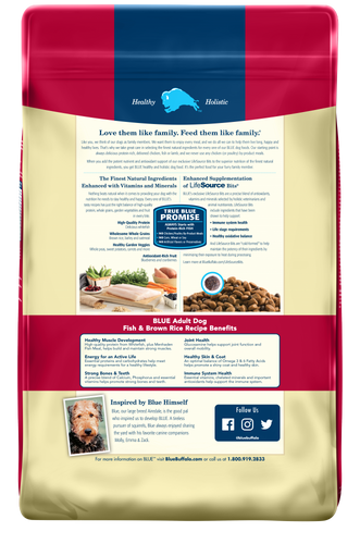 Blue Buffalo Life Protection Natural Fish & Brown Rice Recipe Adult Dry Dog Food