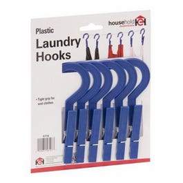 Hang 'n Dry Clothespins, Plastic, 6-Pk.