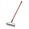 16-In. Bow Rake, Heavy-Duty Steel,  58-In.Fiberglass Handle