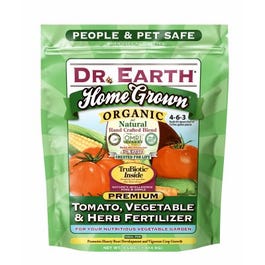 Home Grown Tomato, Vegetable & Herb Fertilizer, 4-6-3, 4-Lb. Poly Bag