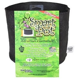 Multi-Purpose Container Grower, Black Fabric, 2-Gallons