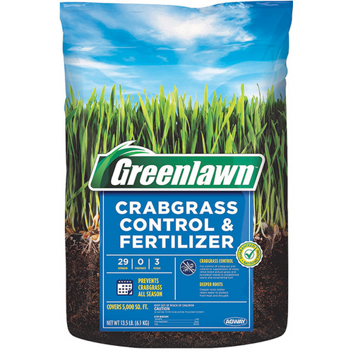 GREENLAWN CRABGRASS CONTROL & FERTILIZER 29-0-3 5M