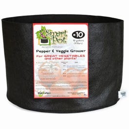 Pepper & Vegetable Container Garden, Black Fabric, 10-Gallons