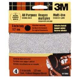 5-Pk., 5-In. Fine-Grit All-Purpose Power Sanding Disc