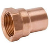 Pipe Adapter, Wrot Copper, 1/2-In. FPT