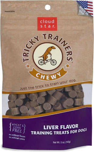 Cloud Star Chewy Tricky Trainers Liver Dog Treats