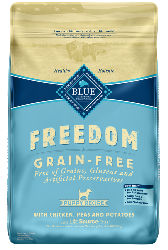 Blue Buffalo Freedom Grain Free Chicken Recipe Puppy Dry Dog Food