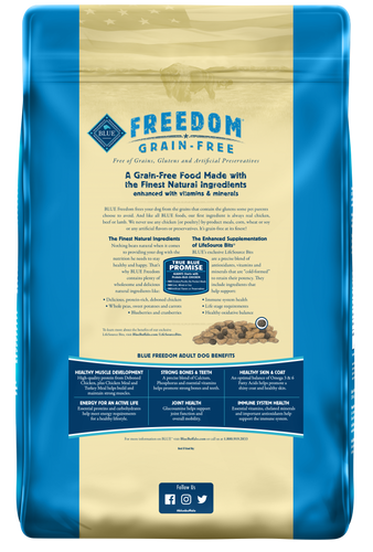 Blue Buffalo Freedom Grain Free Chicken Recipe Adult Dry Dog Food