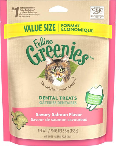 Greenies Feline Dental Salmon Flavor Cat Treats