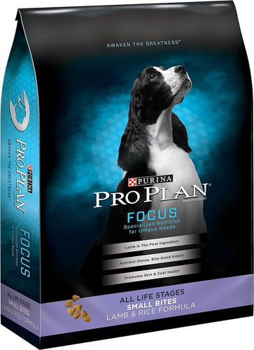 Purina Pro Plan Focus All Life Stages Small Bites Lamb Rice Dry