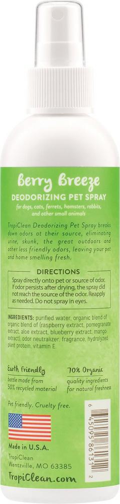 Tropiclean Berry Breeze Pet Spray