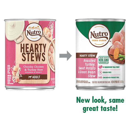Nutro Hearty Stew Chunky Chicken & Turkey Stew Adult Canned Dog Food