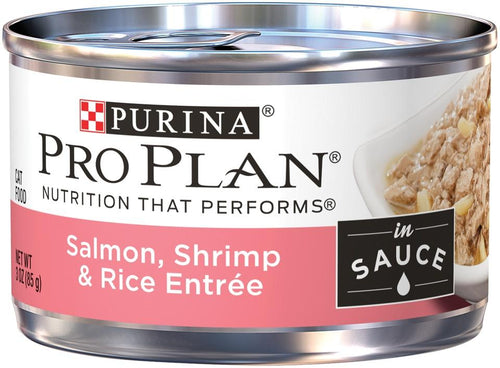 Purina Pro Plan Savor Adult Salmon, Shrimp & Rice in Sauce Entree Canned Cat Food