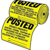 Hy-Ko Private Property Sign, Yellow/Black Tyvek, 12 x 12-In., 100-Ct.