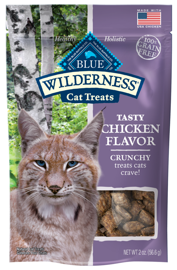 Blue Buffalo Wilderness Grain Free Chicken Crunchy Cat Treats