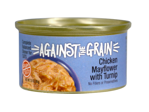 Against the Grain Farmers Market Grain Free Chicken Mayflower with Turnip Canned Cat Food