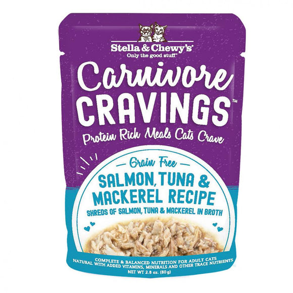 Stella & Chewy's Carnivore Cravings Salmon, Tuna & Mackerel Recipe Wet Cat Food