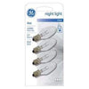 4-Pk., 4-Watt Clear Night Light Bulbs