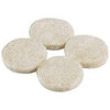 8-Pack 1-1/2-Inch Beige Round Felt Pads