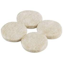 8-Pack 1-1/2-Inch Beige Round Felt Pads