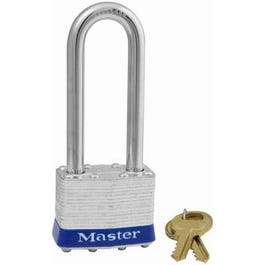 1-3/4 In. Keyed Laminated Padlock, 2.5-In. Long Shackle