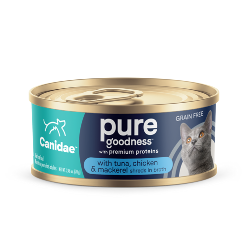 CANIDAE® PURE With Tuna, Chicken and Mackerel in Broth Wet Cat Food