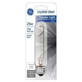 25-Watt Clear Tubular Light Bulb, Medium Base, 248 Lumens, 5-5/8-In.