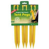 12-Inch 6-Piece Plastic Tent Stakes