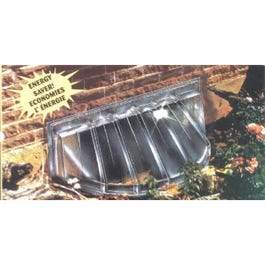 Bubble Window Well Cover, Heavy Duty, 44 x 19 x 15-In.