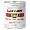 Rust-Oleum® Protective Enamel Brush-On Paint Flat White