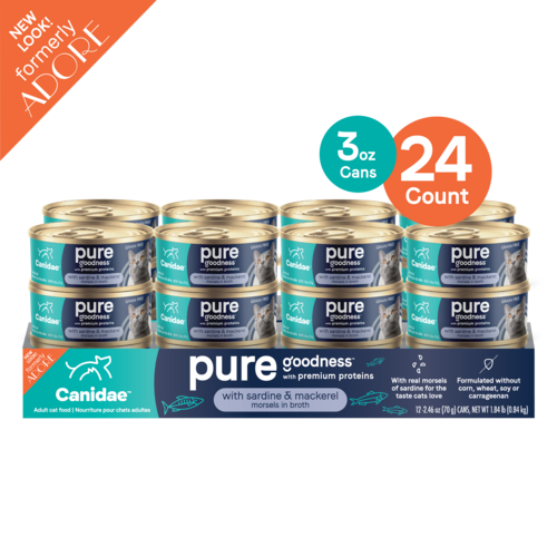 CANIDAE® PURE  With Sardine and Mackerel in Broth Wet Cat Food