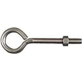 Eye Bolts, Stainless Steel, 3/8 x 5-In.