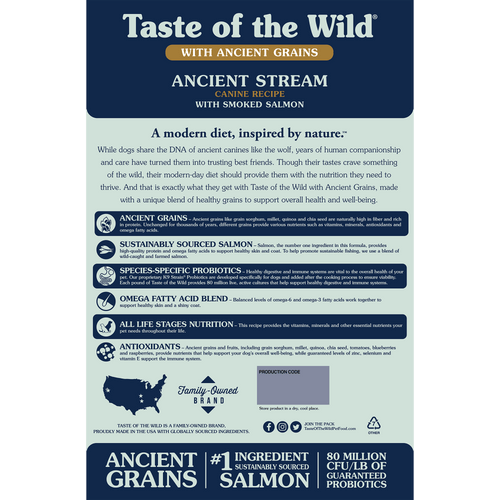 Ancient Stream Canine Recipe with Smoked Salmon