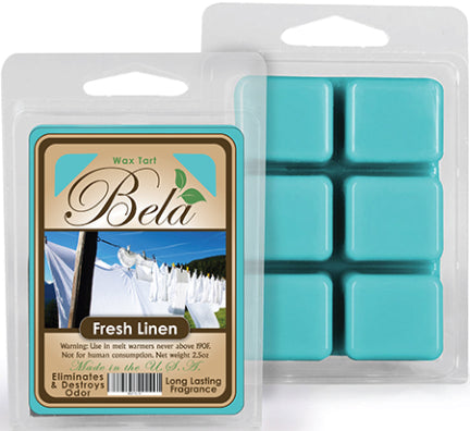 BELA WAX MELT 2 1/2 OZ FRESH LINEN