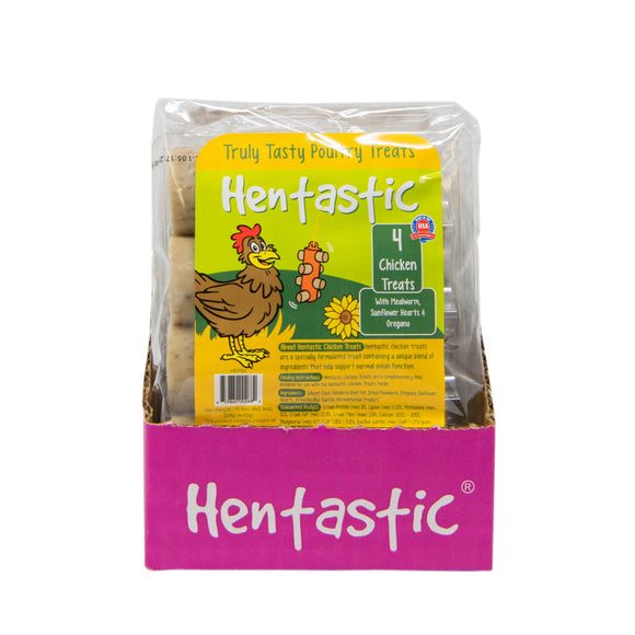 Hentastic® Chicken Treats with Mealworm, Sunflower Heart, Oregano, & Probiotics