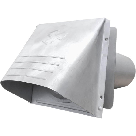 Builder's Best P-Tanium 4 In. Galvanized Wide Mouth Dryer Vent Hood