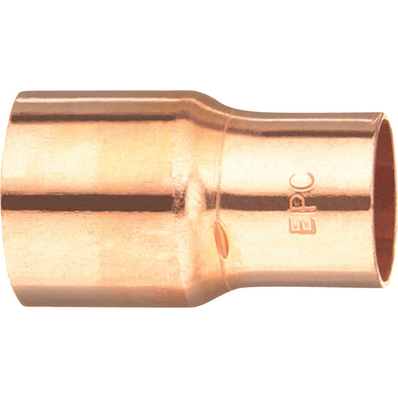 Mueller Streamline 1/2 In. x 3/8 In. Reducing Copper Coupling with Stop