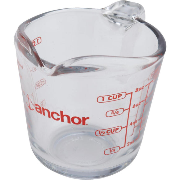 Anchor Hocking Glass Beaker Measuring Cup, 8-Oz.