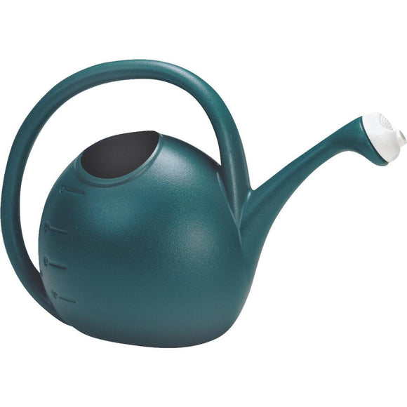 Akro Mills 2 Gal. Greenish Blue Poly Adjustable Flow Watering Can