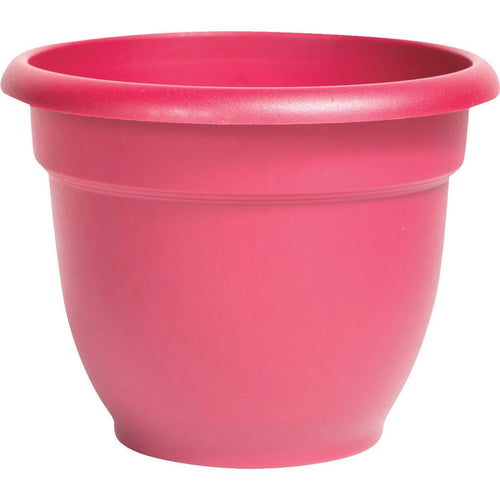 Bloem Ariana 13.75 In. H. x 16 In. Dia. Plastic Self Watering Burnt Red Planter