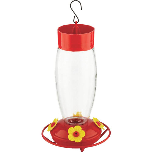 More Birds 30 Oz. Glass Deluxe Hummingbird Feeder