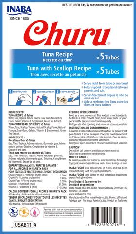 Inaba Churu Tuna Variety Bag 10 Tubes